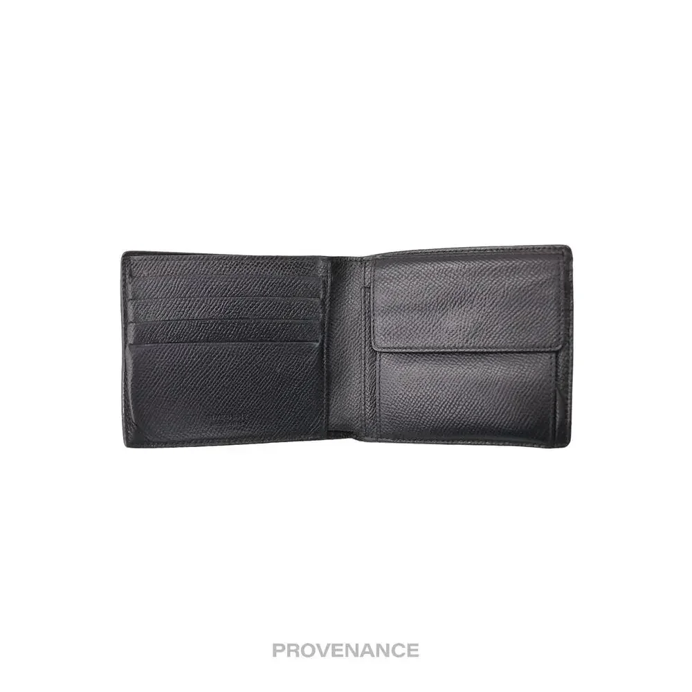 🔴 Givenchy Bifold Wallet - Black Grained Leather